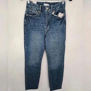 GOOD AMERICAN Good Classic High Rise Skinny Jeans Blue Wash Size‎ 0 25 NWT